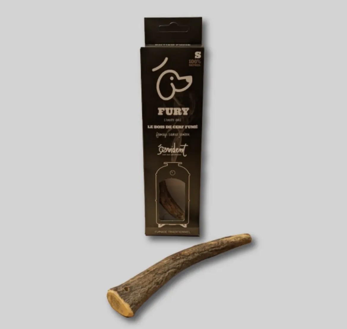 Bois de cerf entier fumé – Image 2