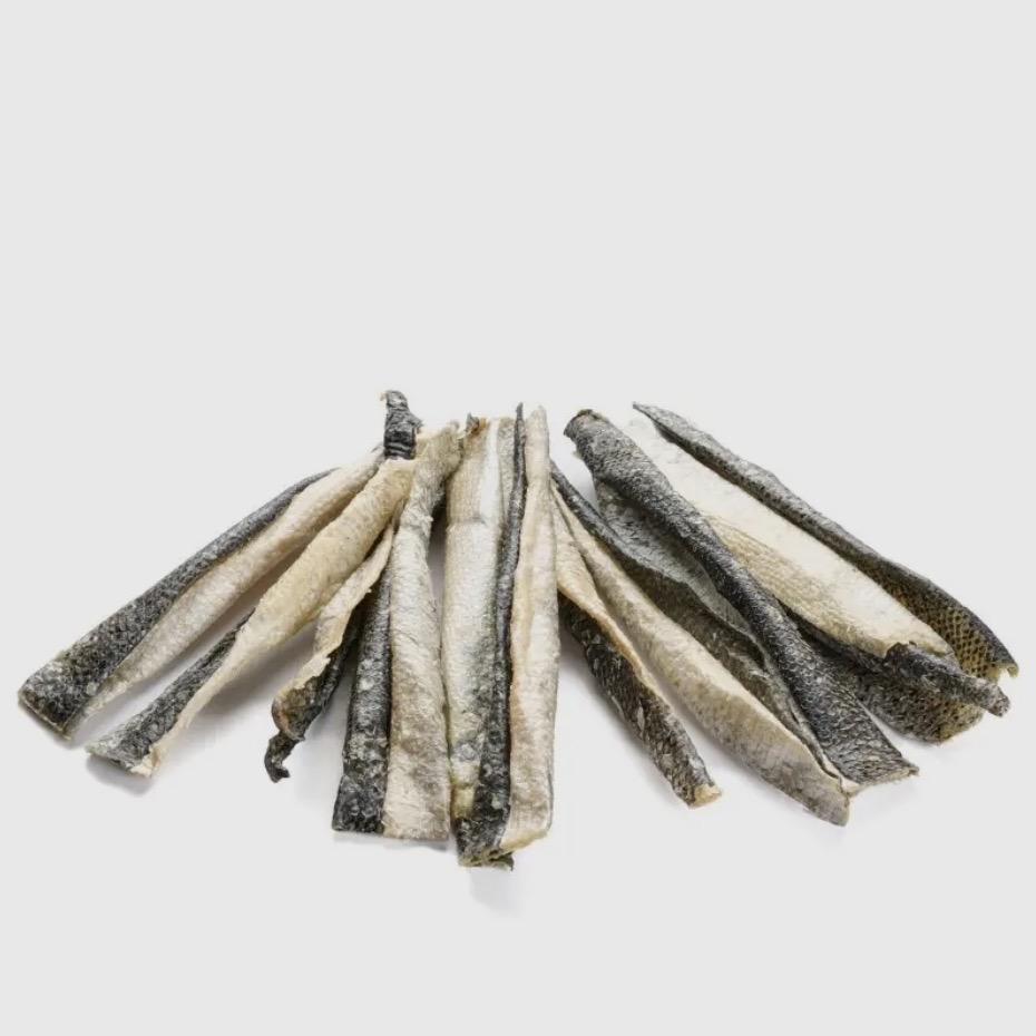 Peau de saumon séchée pour chiens